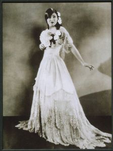Rosa Ponselle (1897-1981) as Violetta in Opera La Traviata by Giuseppe Verdi, 1931
