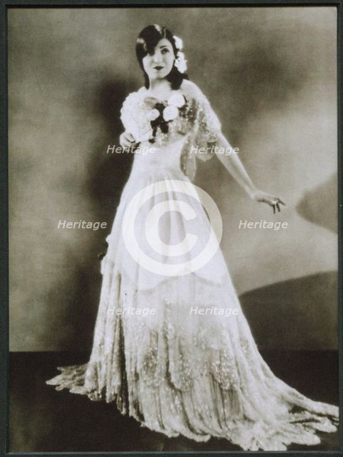 Rosa Ponselle (1897-1981) as Violetta in Opera La Traviata by Giuseppe Verdi, 1931.
