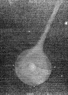 Rosa's comet, Aug. 3, 12.30, 1862. Creator: Unknown