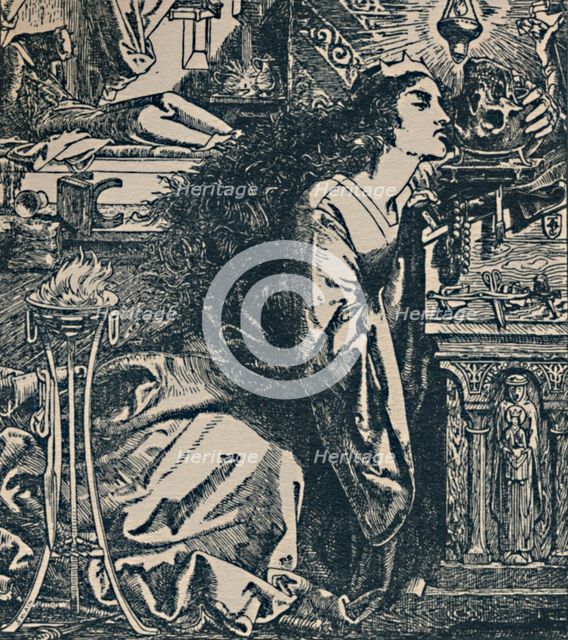 'Rosamond, Queen of the Lombards.', c1850-1900, (1923). Artist: Frederick Augustus Sandys.