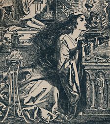 Rosamond, Queen of the Lombards. c1850-1900, (1923). Artist: Frederick Augustus Sandys