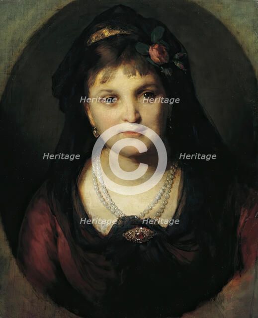 Rosalia Hermann, 1872. Creator: Friedrich von Amerling.