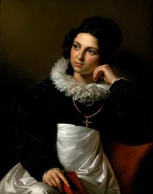 Rosalia Klieber, daughter of the sculptor Josef Klieber and later wife of the painter Goebel, 1819. Creator: Carl Peter Goebel