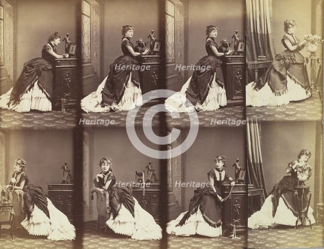 Rosalie Léon, 1866. Creator: André-Adolphe-Eugène Disdéri.