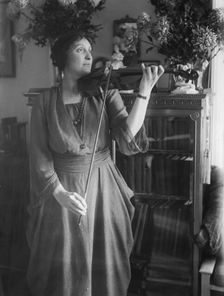 Rosalie Miller [playing violin], between c1915 and c1920. Creator: Bain News Service