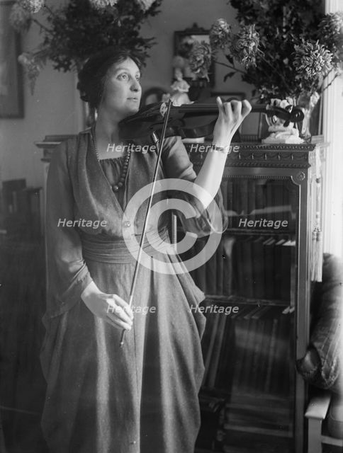 Rosalie Miller [playing violin], between c1915 and c1920. Creator: Bain News Service.