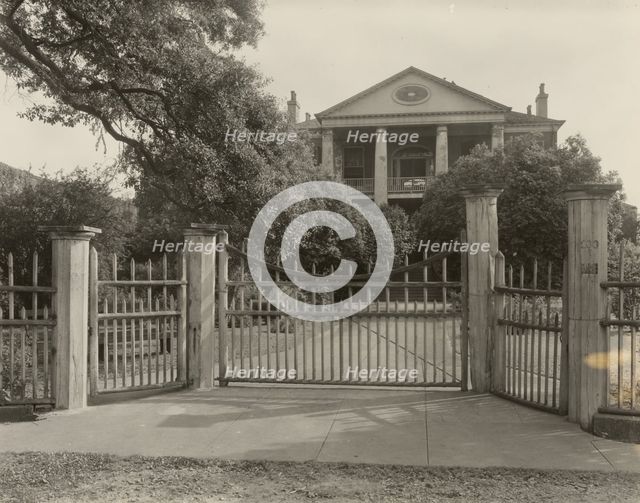 Rosalie, Natchez, Adams County, Mississippi, 1938. Creator: Frances Benjamin Johnston.