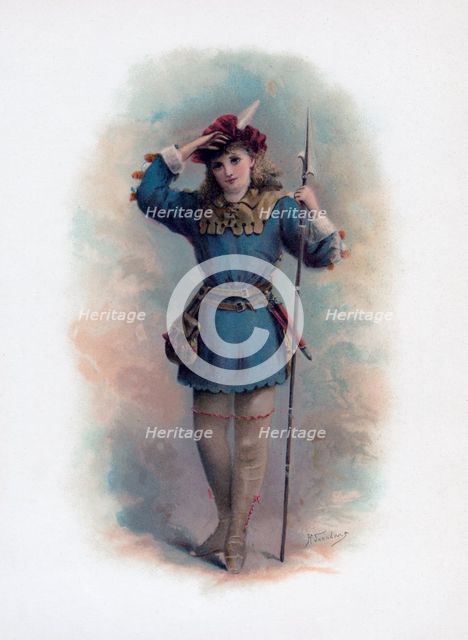 'Rosalind', 1891.Artist: H Saunders