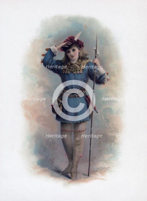 'Rosalind', 1891.Artist: H Saunders