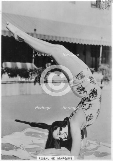 Rosalind Marquis, American film actress, 1938. Artist: Unknown