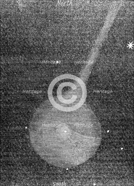Rosa's comet, Aug. 3, 12.30, 1862.  Creator: Unknown.