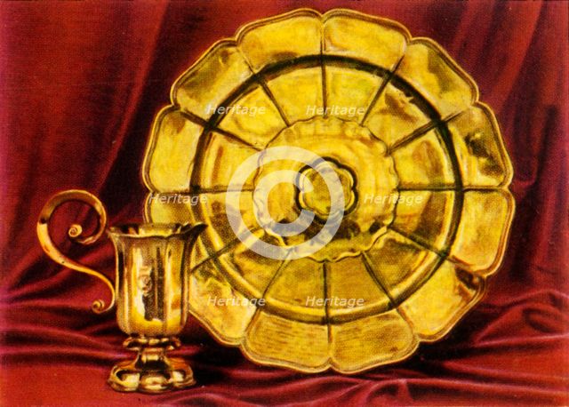 'Rose-Water Ewer and Basin', 1938. Creator: Unknown.