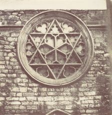 Rose Window, 1850s. Creator: Unknown