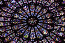 Rose window, Notre Dame, Paris, France, 2008. Creator: Unknown