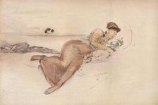 Rose and Pink, The Mother's Siesta c1875. Artist: James Abbott McNeill Whistler