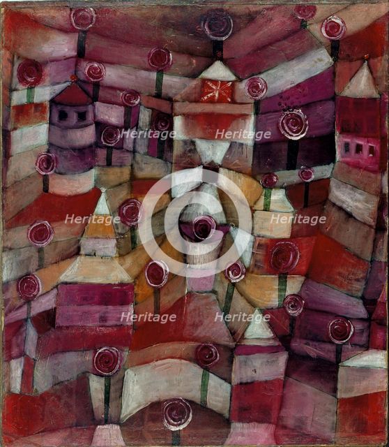 Rose Garden. Artist: Klee, Paul (1879-1940)