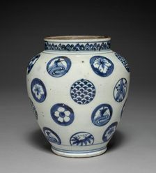 Rose Jar: Imari Ware, 19th century. Creator: Unknown