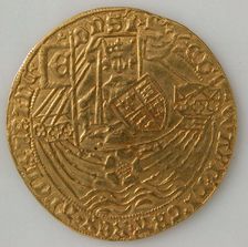 Rose Noble, Edward IV (1461-1483), British, 1464-70. Creator: Unknown