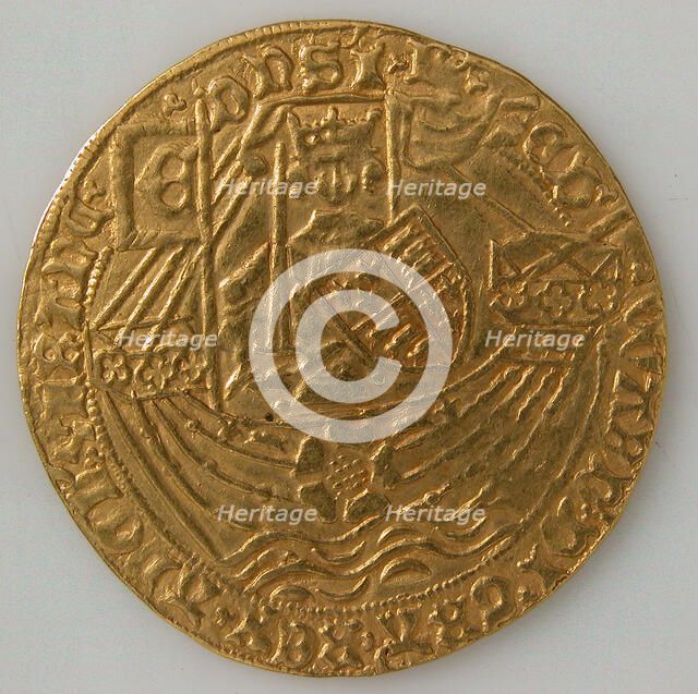 Rose Noble, Edward IV (1461-1483), British, 1464-70. Creator: Unknown.