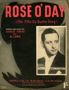 Rose O'Day (The Filla-Ga-Dusha Song) 1941 . Creator: Unknown