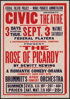 Rose of Picardy, Syracuse, NY, 1936. Creator: Unknown
