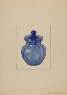 Rose Petal Jar, c. 1937. Creator: Erwin Schwabe