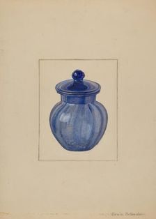 Rose Petal Jar, c. 1937. Creator: Erwin Schwabe