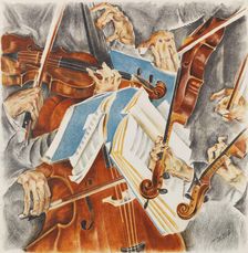 Rosé Quartet (Klingler Quartet), 1920. Creator: Oppenheimer, Max (1885-1954)