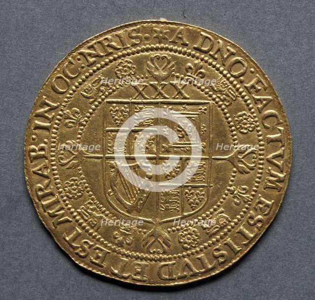 Rose Ryal (reverse), 1619-1620. Creator: Unknown.
