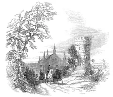 Rosenau - from His Royal Highness Prince Albert's drawing, 1845. Creator: W. J. Linton