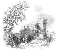 Rosenau - from His Royal Highness Prince Albert's drawing, 1845. Creator: W. J. Linton