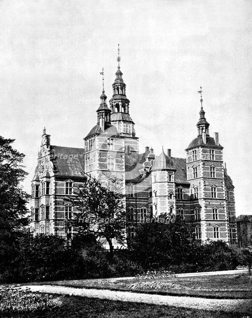 Rosenborg Palace, Copenhagen, Denmark, 1893.Artist: John L Stoddard