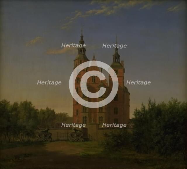 Rosenborg Slot, 1842. Creator: Thorald Lessoe.