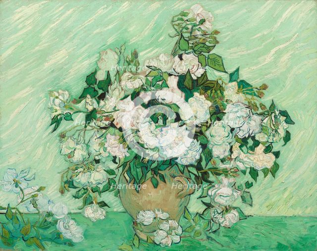 Roses, 1890. Creator: Vincent van Gogh.