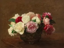 Roses, 1894. Creator: Henri Fantin-Latour