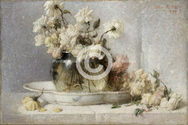 Roses, 1898. Creator: John Ferguson Weir.