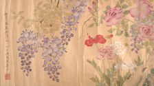 Roses and Wisteria, probably 18th-19th century. Creator: Unknown