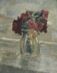 Roses in a vase, c1939. Creator: Ethel Walker