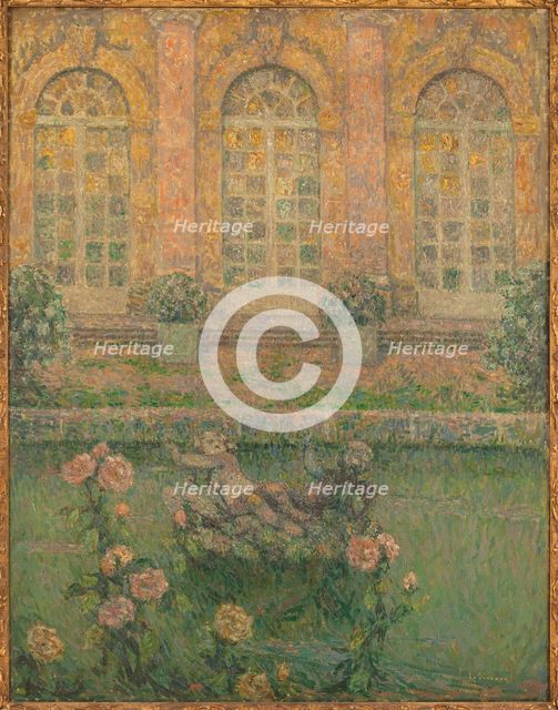 Roses of Trianon, c1917. Creator: Henri Eugene Le Sidaner.