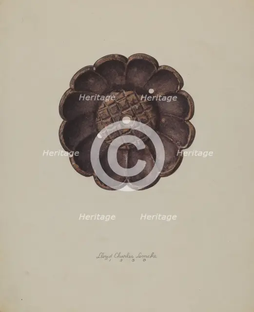 Rosette, 1938. Creator: Lloyd Charles Lemcke.