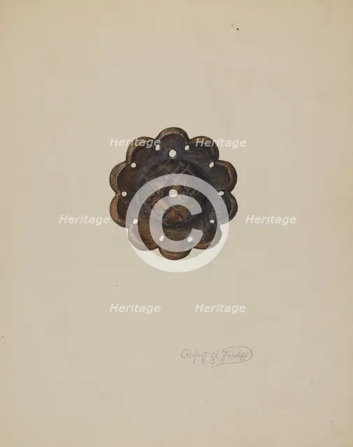 Rosette, 1938. Creator: Robert Tardiff.