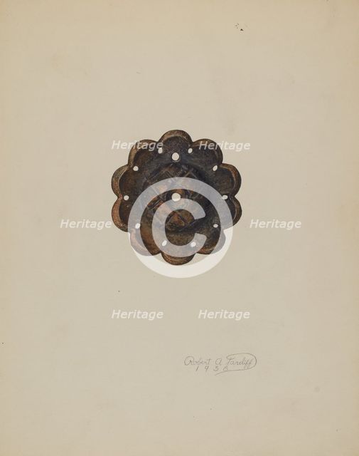 Rosette, 1938. Creator: Robert Tardiff.