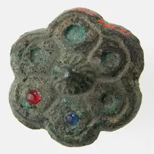 Rosette Brooch, Frankish, 500-700. Creator: Unknown