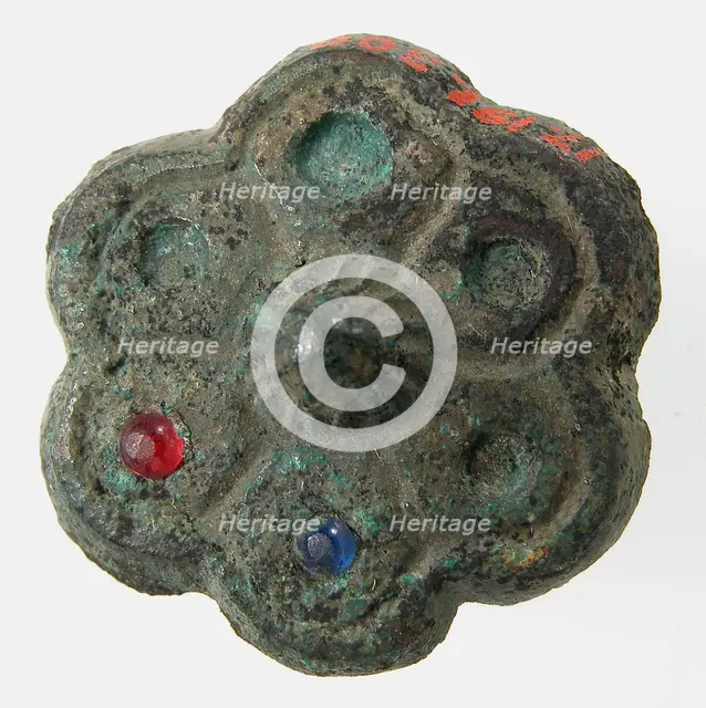 Rosette Brooch, Frankish, 500-700. Creator: Unknown.