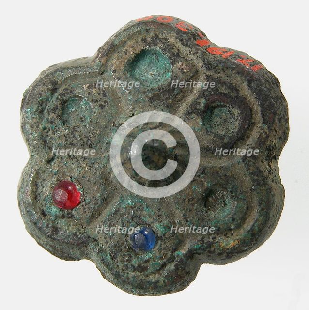 Rosette Brooch, Frankish, 500-700. Creator: Unknown.
