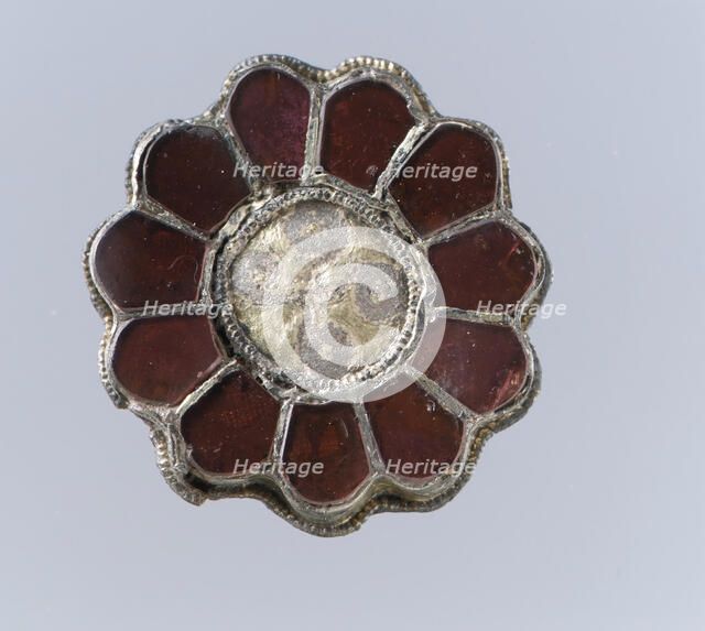 Rosette Brooch, Frankish, 550-650. Creator: Unknown.