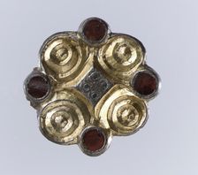 Rosette Brooch, Frankish, 550-600. Creator: Unknown