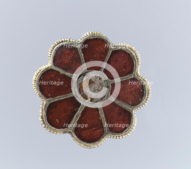 Rosette Brooch, Frankish, 6th century. Creator: Unknown.