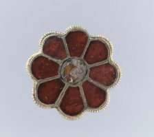 Rosette Brooch, Frankish, 6th century. Creator: Unknown