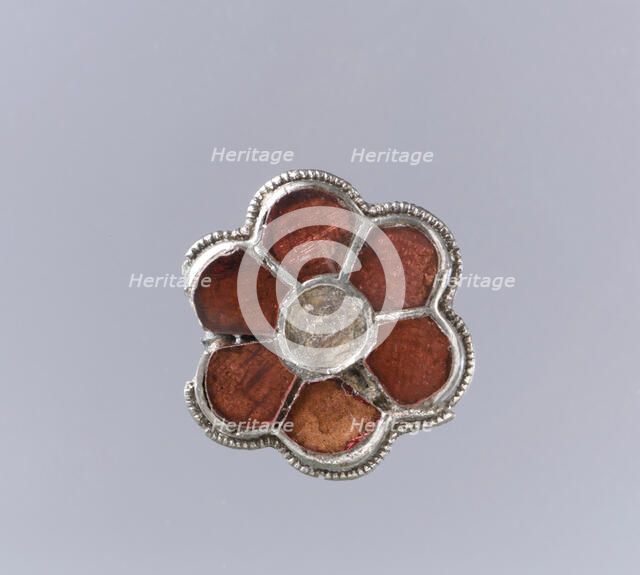 Rosette Brooch, Frankish, 6th century. Creator: Unknown.